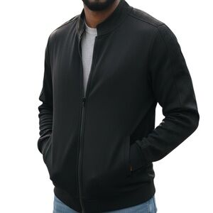 CASA MODA COUTURE men’s knit bomber track jacket XL   NWT